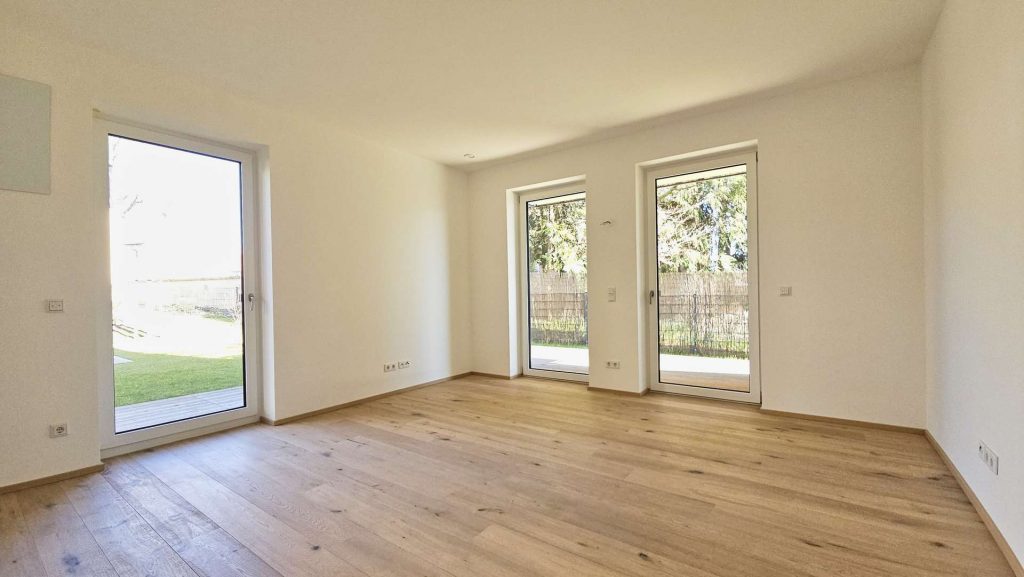 Helle, energieeffiziente 80qm Terrassenwohnung mit 170qm Garten in Traunstein – zentrumsnah