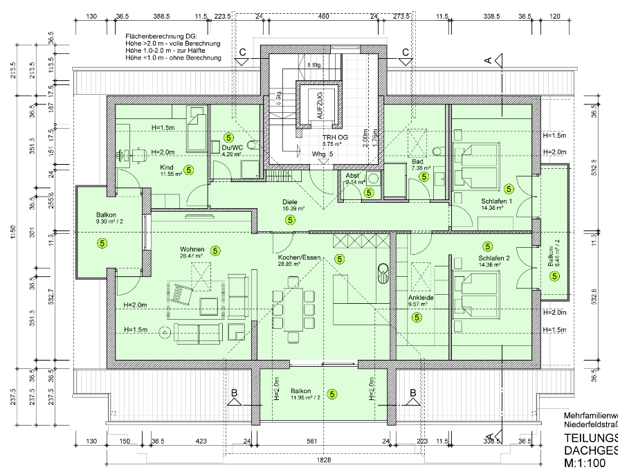 Penthouse im Achental – 150m² Neubauwohnung mit 3 Balkonen im Luftkurort Grassau