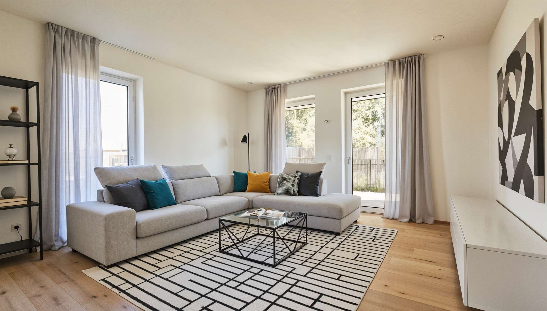 Modern & barrierefrei – 3-Zimmer Gartenwohnung in Traunstein – Tiefgarage, zentrumsnah