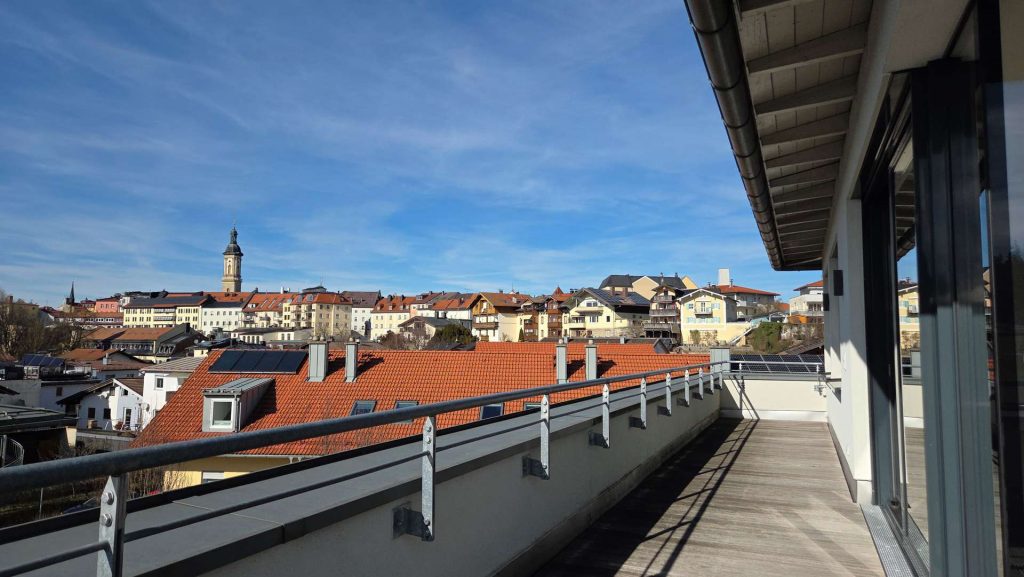 Penthouse Wohnung in 1A-Lage im Stadtzentrum von Traunstein