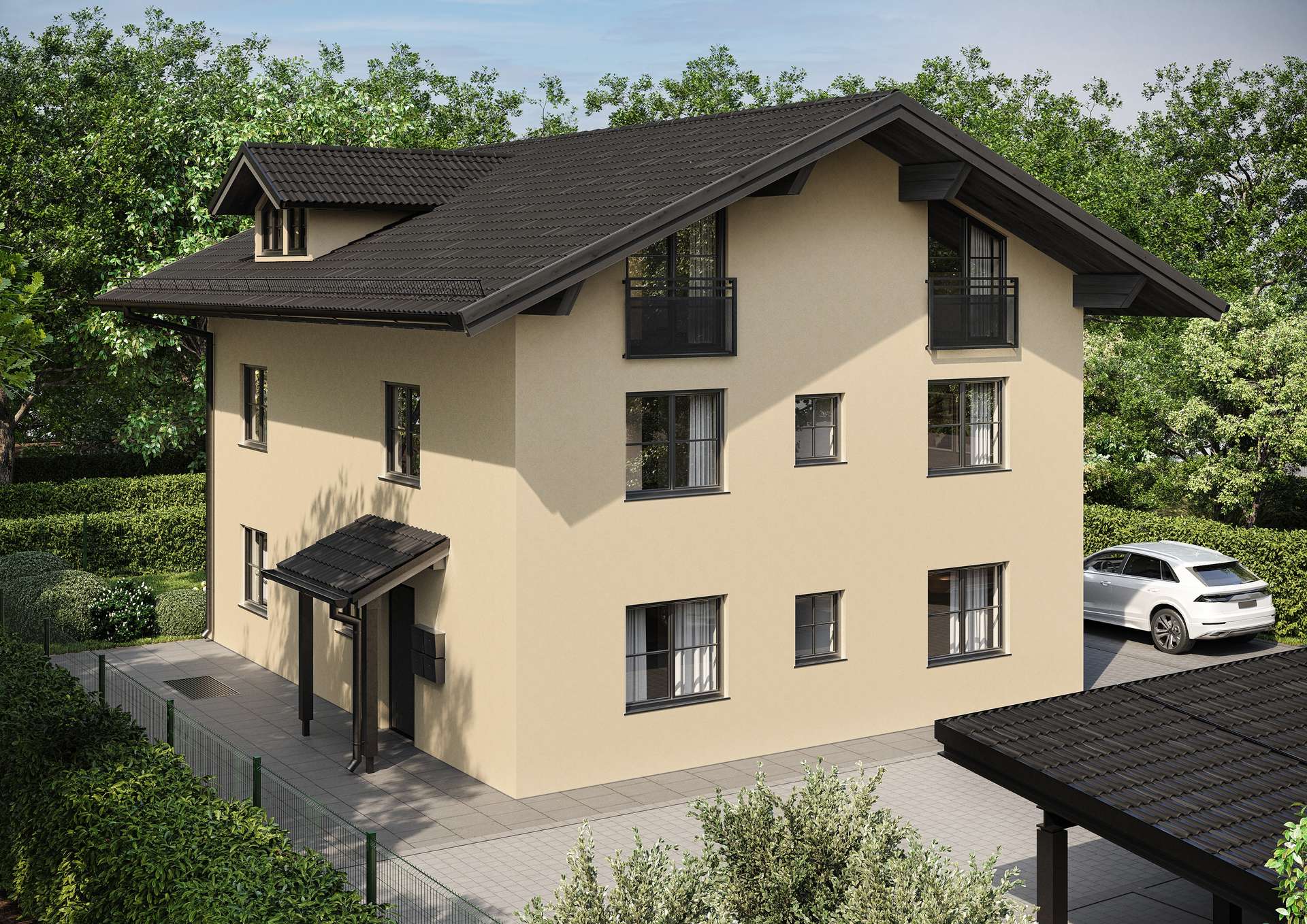Hochwertige 94m² 3-Zimmer Neubau ETW in Bernau am Chiemsee – energieeffizient, modernste Ausstattung
