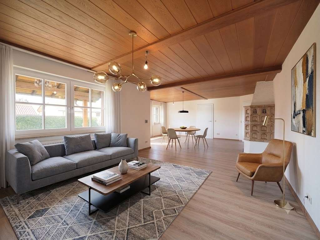 Sonniges Chiemgauer Landhaus mit 910qm uneinsehbarem Gartengrundstück – Doppelgarage, 6 Zimmer