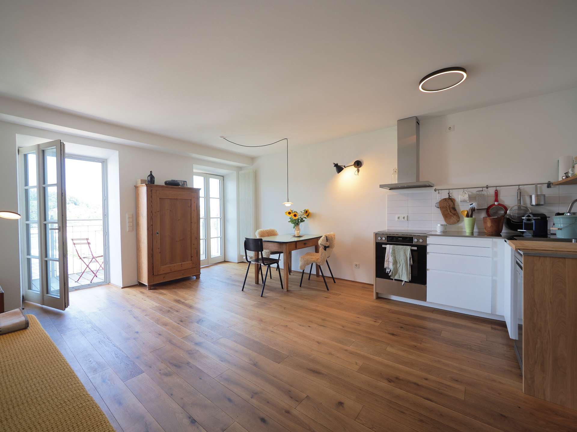 Sanierte Altbauwohnung nahe des Stadtplatzes Traunsteins – 64 m² , 2-Zimmer, Aufzug